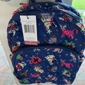 Vera Bradley Small Backpack ‘Catnip Christmas’